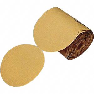 3M PSA Disc: 6" Disc Dia, 320 Grit, Aluminum Oxide 7000118111