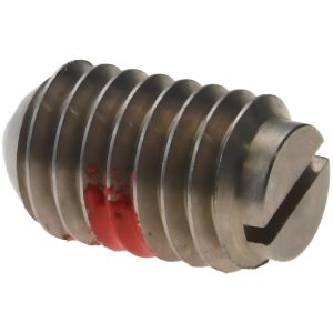 GIBRALTAR Threaded Ball Plunger: 3/8-16, 0.187" Ball Dia, 5/8" Body Length, 0.048" Max Ball Reach 10111-G