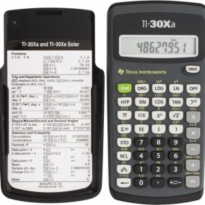 TEXAS INSTRUMENTS LCD 1 Function Handheld Calculator TEXTI30XA