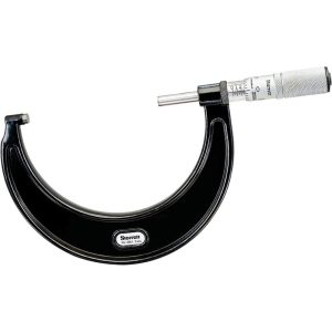 STARRETT Mechanical Outside Micrometer: 4" Range, 0.0001" Graduation 68021