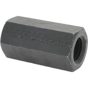 GIBRALTAR M16x2.00 Thread, 48mm OAL Steel Standard Coupling Nut 23090.0016