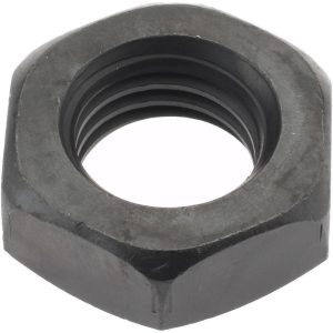 GIBRALTAR Jam Nut: 7/8-9, Grade 2 Alloy Steel, Black Oxide Finish 42208G