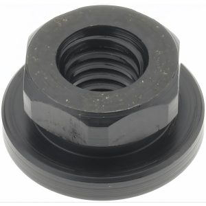 GIBRALTAR 5/16-18 Steel Black Oxide Spherical Flange Nut 41802G