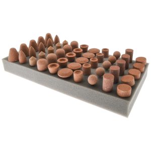 VALUE COLLECTION 50 Piece Aluminum Oxide Vitrified Mounted Stone Abrasive Point Set 925005KIT