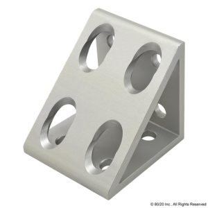 80/20 INC. Inside Corner Gusset: Use with Series 10 & Bolt Kit 3393 4138