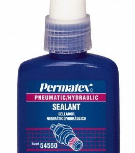 PERMATEX Threadlocker: Purple, Liquid, 50 mL, Bottle 54550