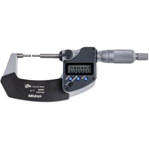 MITUTOYO 1 Inch, 1.2598 Inch Throat Depth, Electronic Spline Micrometer 331-351-32