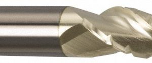 ACCUPRO Roughing & Finishing End Mill: 5/8" Dia, 3 Flutes, Square End, Chipbreaker, Solid Carbide 95171867