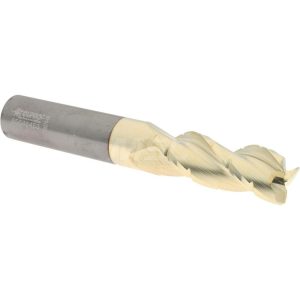 ACCUPRO Roughing & Finishing End Mill: 3/4" Dia, 3 Flutes, Square End, Chipbreaker, Solid Carbide 95171869
