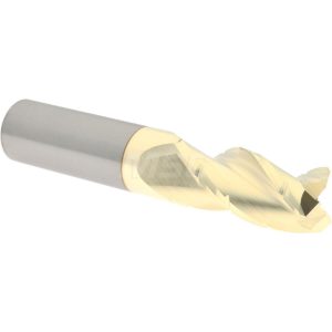ACCUPRO Roughing & Finishing End Mill: 3/4" Dia, 3 Flutes, Square End, Chipbreaker, Solid Carbide 95171870