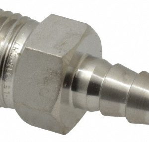 HAM-LET Pipe Hose Connector: 1/4" Fitting, 316 Stainless Steel 3001299