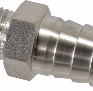 HAM-LET Pipe Hose Connector: 1/2 x 1/4" Fitting, 316 Stainless Steel 3001306