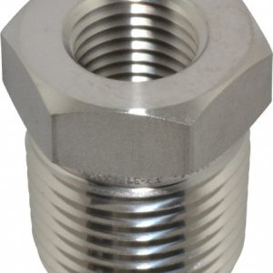 HAM-LET Pipe Bushing: 1/2 x 1/4" Fitting, 316 Stainless Steel 3001073