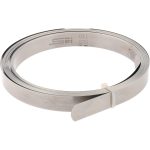SPI Feeler Stock Roll: 0.011" Thick, 1/2" Wide, 25' Long, High Carbon Steel 91-428-3