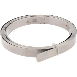 SPI Feeler Stock Roll: 0.011" Thick, 1/2" Wide, 25' Long, High Carbon Steel 91-428-3