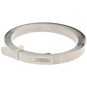 SPI Feeler Stock Roll: 0.016" Thick, 1/2" Wide, 25' Long, High Carbon Steel 91-433-3