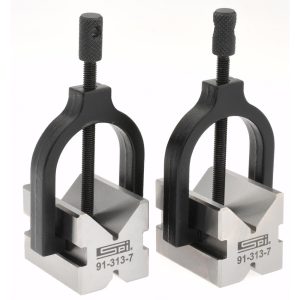 SPI V-Block: 1-3/32" Max Capacity, 90&deg; V Angle 91-313-7