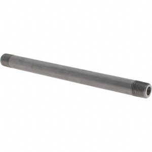 ANVIL Black Pipe Nipple: 1/8" Dia x 5" Long, Schedule 80 0330501800