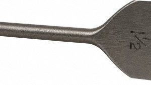 MAG-BIT 1-1/2", 1/4" Straight Shank, Bright Finish, Steel, Spade Blade Drill Bit 7922416