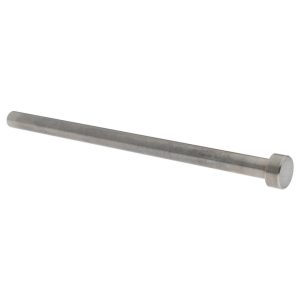 GIBRALTAR Straight Ejector Pin: 11/32" Pin Dia, 6" OAL, Steel HEP3604-G