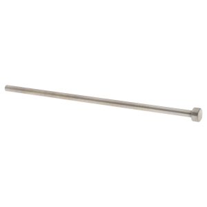 GIBRALTAR Straight Ejector Pin: 3 mm Pin Dia, 100 mm OAL, Steel MT7660-G