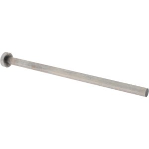 GIBRALTAR Straight Ejector Pin: 5 mm Pin Dia, 100 mm OAL, Steel MT7689-G