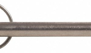 GIBRALTAR 5/16" Pin Dia, 2-7/8" Long, Zinc Plated Stainless Steel Ball Lock Hitch Pin mrq-ss-1096