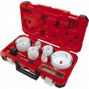 MILWAUKEE TOOL Master Electrician's Hole Saw Kit: 19 Pc, 3/4 to 4-3/4" Dia 49-22-4105