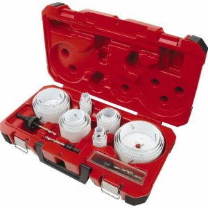 MILWAUKEE TOOL General Purpose Hole Saw Kit: 28 Pc, 3/4 to 4-3/4" Dia 49-22-4185