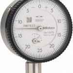 MITUTOYO Dial Drop Indicator: 0.1250" Max Measurement, 0-25-0 Dial Reading, 0.000500" Accuracy 1507A
