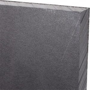 PROFESSIONAL PLASTICS Plastic Sheet: UHMWPE, 1/2" Thick x 24" Wide x 3' Long, Black SUHMWBK.500X24.000X36.000