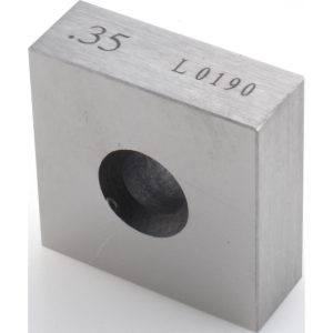 VALUE COLLECTION Square Steel Gage Block: 0.35", Grade 0 630-73356