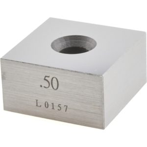 VALUE COLLECTION Square Steel Gage Block: 0.5", Grade 0 630-73506