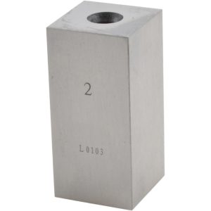 VALUE COLLECTION Square Steel Gage Block: 2", Grade 0 630-72006