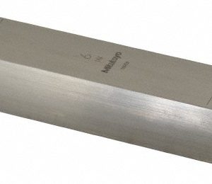 MITUTOYO Square Steel Gage Block: 6", Grade 0 614206-531