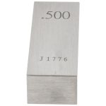 VALUE COLLECTION Rectangle Steel Gage Block: 0.5", Grade 0 630-23506