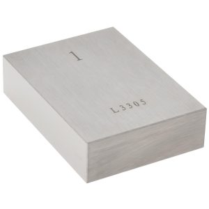 VALUE COLLECTION Rectangle Steel Gage Block: 1", Grade 0 630-21006