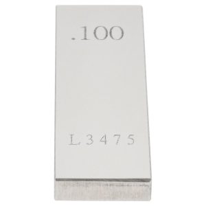 VALUE COLLECTION Rectangle Steel Gage Block: 0.1", Grade AS-1 630-33106