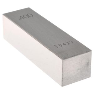VALUE COLLECTION Rectangle Steel Gage Block: 0.4", Grade AS-1 630-33406