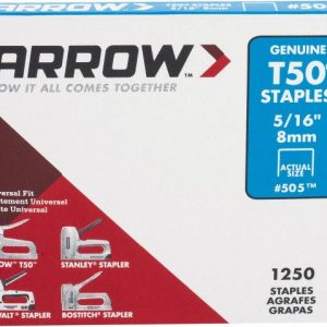 ARROW High Carbon Steel Heavy-Duty Staple: 5/16" Leg Length 50524