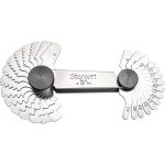 STARRETT 30 Leaf, 4 to 42 TPI Range, Steel Screw Pitch Gage 50035