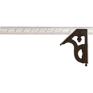 STARRETT 2 Piece, 12" Combination Square Set 50055