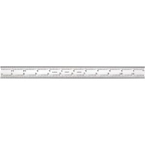 STARRETT 12 Inch Long Blade, 4R Graduation Combination Square Blade 50084