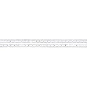 STARRETT 24 Inch Long Blade, 16R Graduation Combination Square Blade 50096