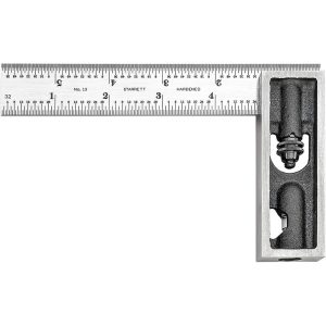 STARRETT 6 Inch Long, 4R Double Square 50111
