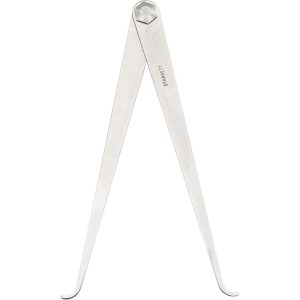 STARRETT 12 Inch Leg, Firm Joint, Steel, Polished, Inside Caliper 50196