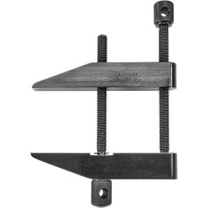 STARRETT 2-3/4" Max Capacity, 4" Jaw Length, Parallel Clamp 50597