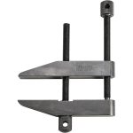 STARRETT 3-1/2" Max Capacity, 5" Jaw Length, Parallel Clamp 50598