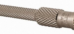 STARRETT 4" Long, 1mm Capacity, Precision Twist with Spring Spiral Pin Vise 50599