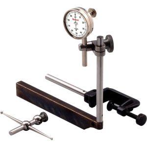 STARRETT Test Indicator Kit: 10 Pc, 0.2" Measuring Range, 1-7/16" Dial Dia, 0-100 Dial Reading 50697